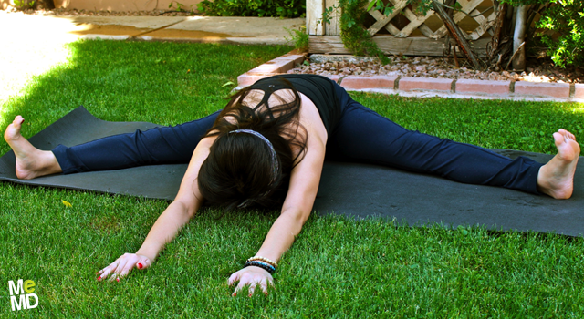 Yoga RX: Wide Angle Seated Forward Bend (Upavistha Konasana)