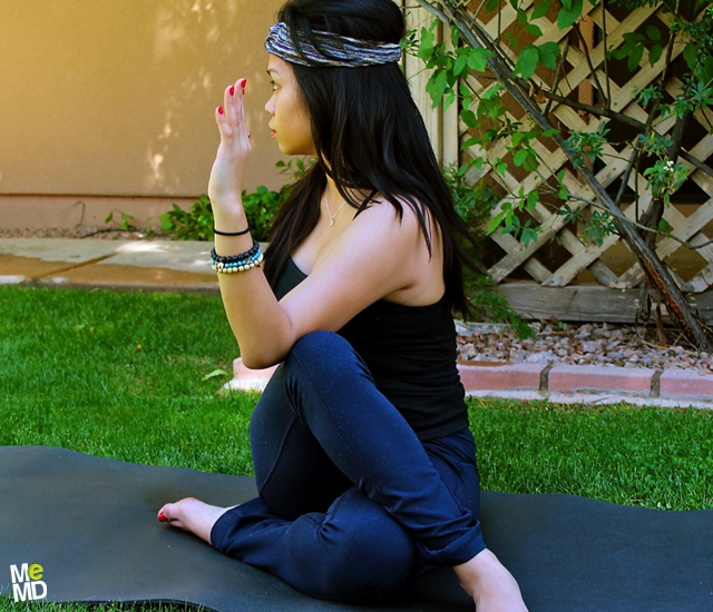 Yoga RX: Half Spinal Twist Pose (Ardhamatsyendrasana)