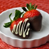 3 Healthy Sweets for Your Sweetie - Chocolate Covered Strawberries